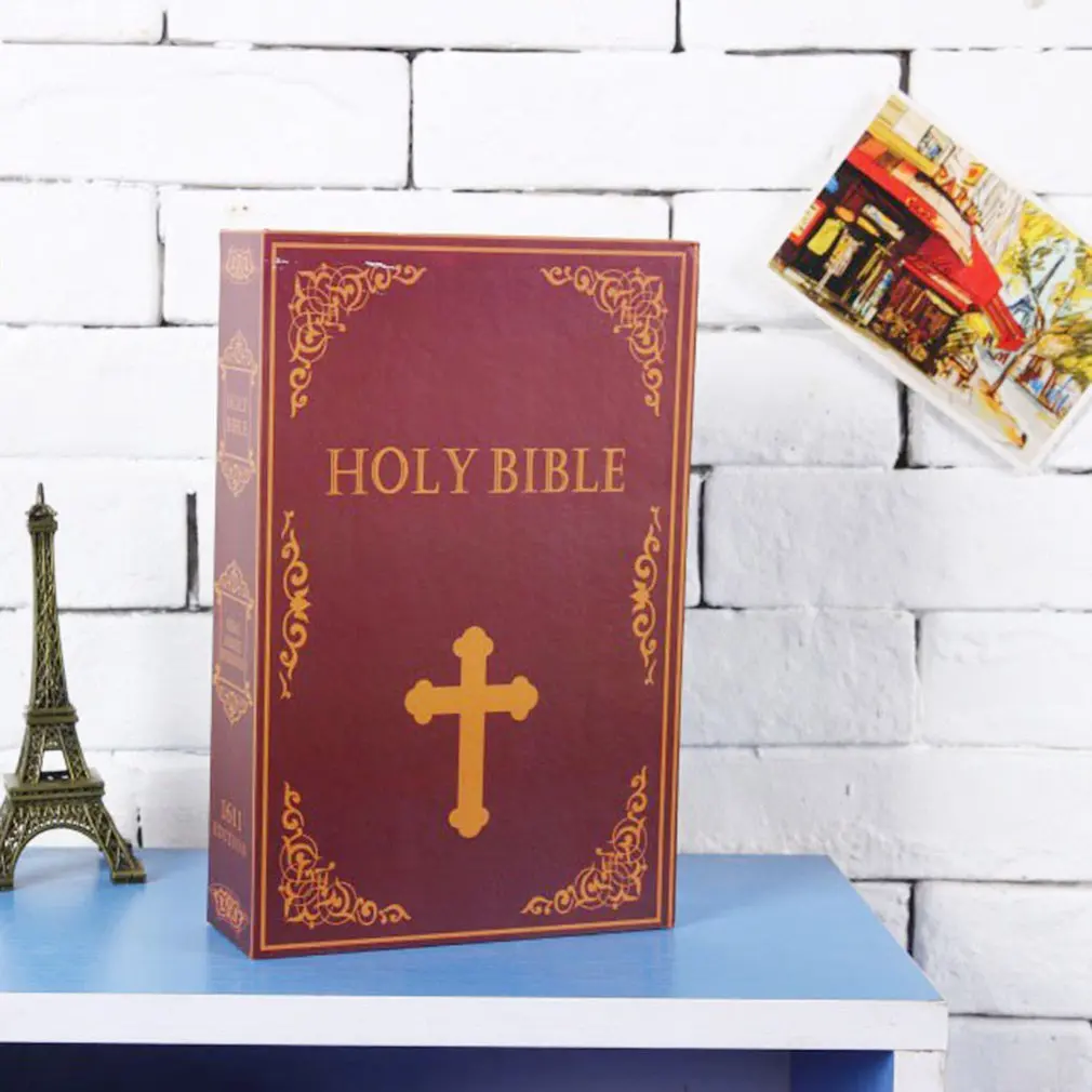 Exquisite Creative Book Safe Creative Book Insurance Box Money Box Book Small Key Box Creative Storage Gift 
Exquisite Creative Book Safe Creative Book Insurance Box Money Box Book Small Key Box Creative Storage Gift