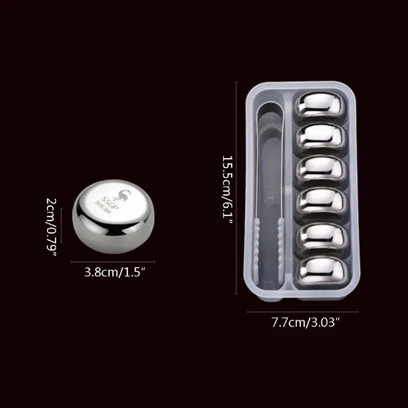 Chess Shape Stainless Steel Ice Cubes Reusable Bar Whiskey Cooler Chilling Stone
Chess Shape Stainless Steel Ice Cubes Reusable Bar Whiskey Cooler Chilling Stone