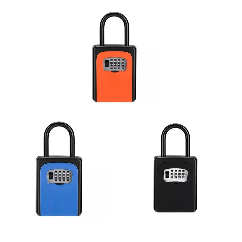 4-Digit Key Lock Box Combination Pword Lock Box with Code for House Key Storage Combo Door Locker
4-Digit Key Lock Box Combination Pword Lock Box with Code for House Key Storage Combo Door Locker