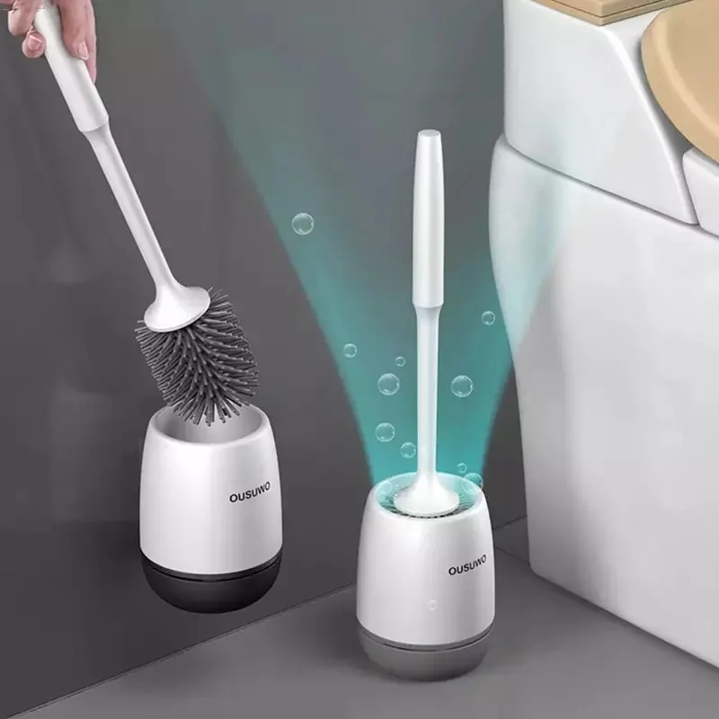 UOSU TPR Soft Toilet Brush Head Wall-mounted or Floor-standing Toilet Brush Household Cleaning Tool Bathroom Accessories Sets
UOSU TPR Soft Toilet Brush Head Wall-mounted or Floor-standing Toilet Brush Household Cleaning Tool Bathroom Accessories Sets