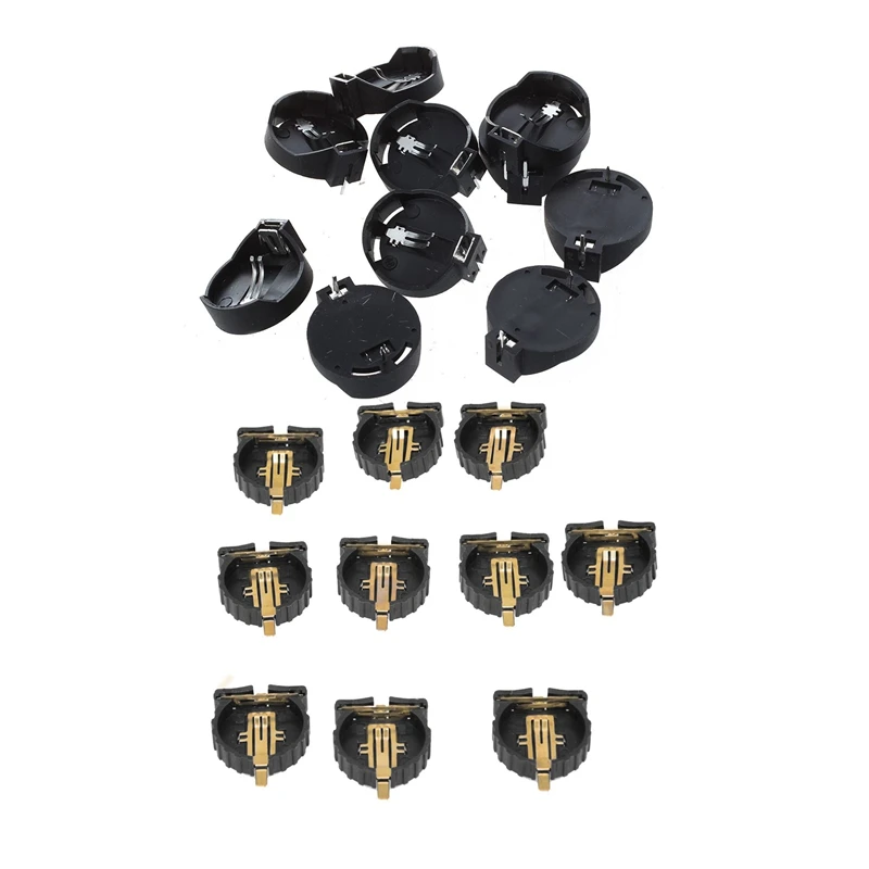 20 Pcs Button Battery Holder Case Plastic Housing Button Cell Battery Sockets Holder Case, 10 Pcs Black Brown & 10 Pcs Black
20 Pcs Button Battery Holder Case Plastic Housing Button Cell Battery Sockets Holder Case, 10 Pcs Black Brown & 10 Pcs Black