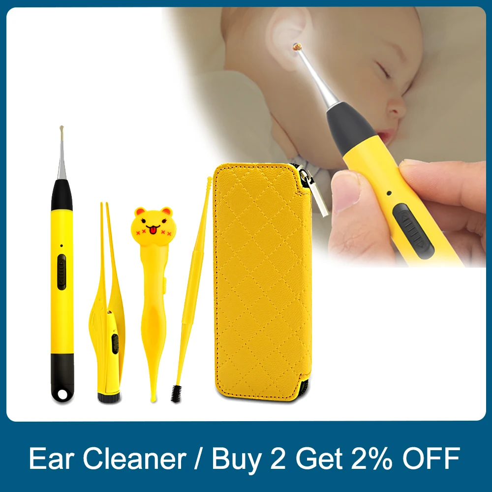 4pcs Double-headed Spiral Ear Picker Tweezer Ear Wax Removal Tool Ear Cleaner with Light for Kids Adults Ear Care Tool
4pcs Double-headed Spiral Ear Picker Tweezer Ear Wax Removal Tool Ear Cleaner with Light for Kids Adults Ear Care Tool