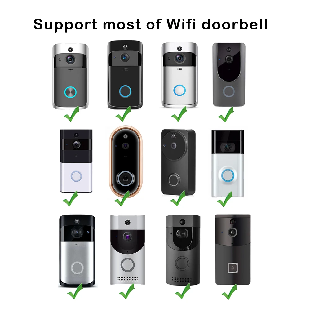 Rain Cover Universal Type Wifi Doorbell Camera Waterproof Cover for Smart IP Video Intercom WI-FI Video Door Phone Door Bell cam 
Rain Cover Universal Type Wifi Doorbell Camera Waterproof Cover for Smart IP Video Intercom WI-FI Video Door Phone Door Bell cam