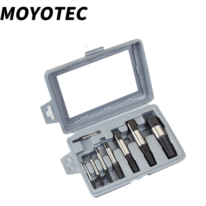 MOYOTEC 8Pcs Broken Head Screw Extractor For Pipe And Broken Wire Screw Thread Removal Tools Hand Tools Set
MOYOTEC 8Pcs Broken Head Screw Extractor For Pipe And Broken Wire Screw Thread Removal Tools Hand Tools Set