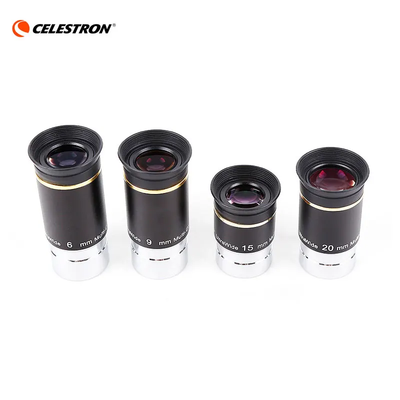 Celestron 66 Degree Ultra Wide Angle 6mm 9mm 15mm 20mm 1.25" Eyepiece Monocular Binoculars Astronomical Telescope Accessories
Celestron 66 Degree Ultra Wide Angle 6mm 9mm 15mm 20mm 1.25" Eyepiece Monocular Binoculars Astronomical Telescope Accessories