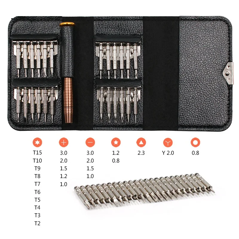 25 In 1 Magnetic Screwdriver Set Multi-purpose Manual Screwdriver Mini Precision Screwdriver Hex Bit Set Cell Phone Repair Tools
25 In 1 Magnetic Screwdriver Set Multi-purpose Manual Screwdriver Mini Precision Screwdriver Hex Bit Set Cell Phone Repair Tools