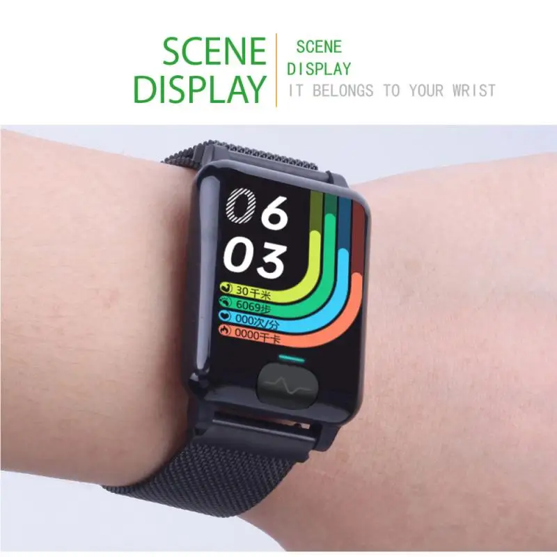 Smart Watch 1.3 Inches LCD Color Screen Display Portable Wristbands Heart Rate Blood Pressure IP68 Waterproof Sport Wristbands
Smart Watch 1.3 Inches LCD Color Screen Display Portable Wristbands Heart Rate Blood Pressure IP68 Waterproof Sport Wristbands