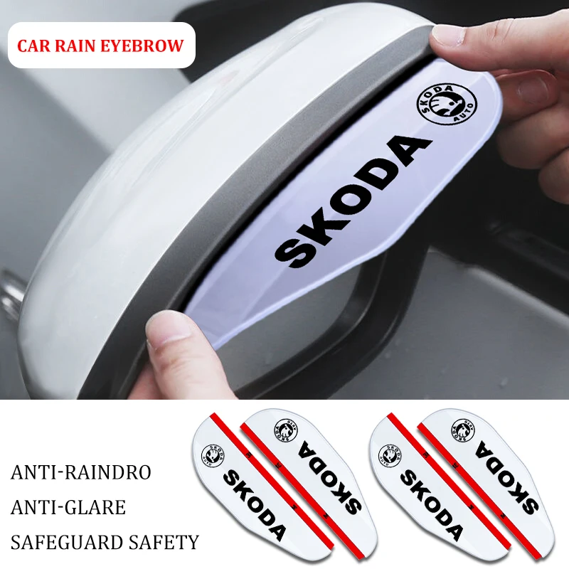 2PCS Car Rearview Mirror Eyebrow Rain Visor Sun Shade Rainproof Cover For Skoda Octavia Kodiaq Fabia Rapid Superb A5 A7 Kamiq
2PCS Car Rearview Mirror Eyebrow Rain Visor Sun Shade Rainproof Cover For Skoda Octavia Kodiaq Fabia Rapid Superb A5 A7 Kamiq