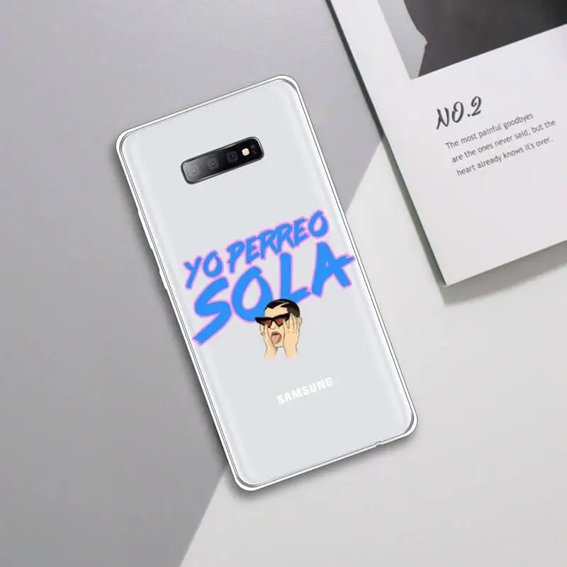 Yo Perreo Sola Bad Bunny Maluma Phone Case Transparent For Samsung Galaxy S A 5 7 8 9 2015 20 edge plus 10 e lite 2019
Yo Perreo Sola Bad Bunny Maluma Phone Case Transparent For Samsung Galaxy S A 5 7 8 9 2015 20 edge plus 10 e lite 2019