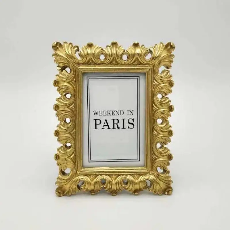 Golden Vintage Resin Photo Frame Creative Wedding Picture Frame Retro Photo Frames For Picture Antique Color Frame Picture
Golden Vintage Resin Photo Frame Creative Wedding Picture Frame Retro Photo Frames For Picture Antique Color Frame Picture