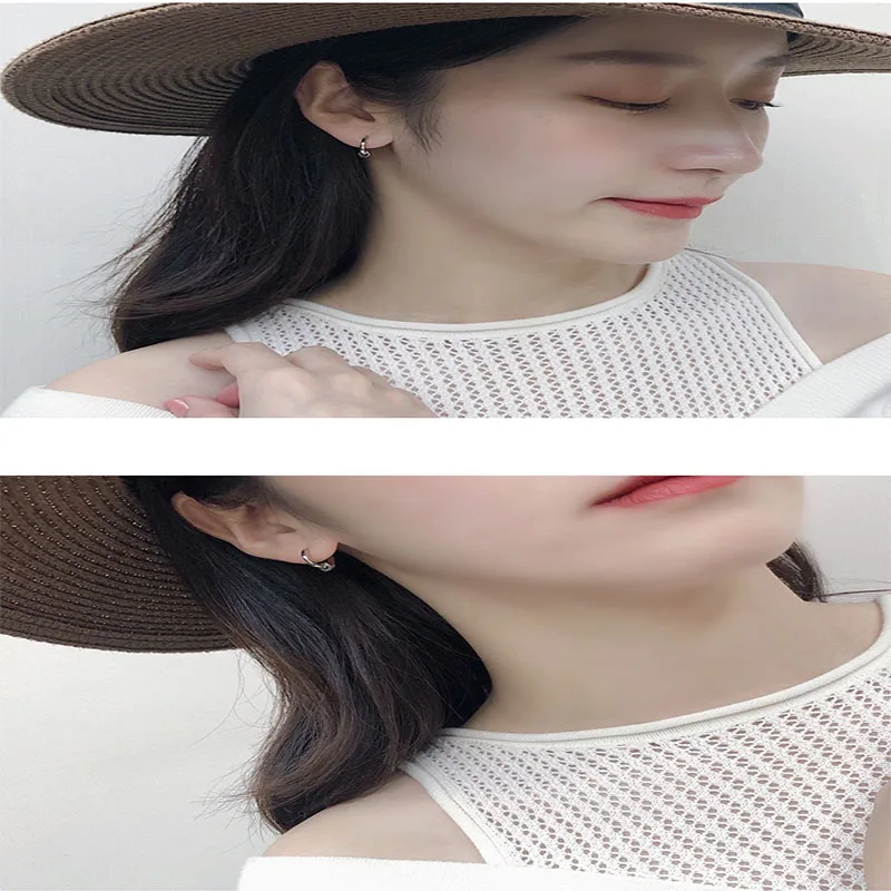 Korean version of the new s925 sterling silver personalized fashion earrings for women's birthday party exquisite jewelry
Korean version of the new s925 sterling silver personalized fashion earrings for women's birthday party exquisite jewelry