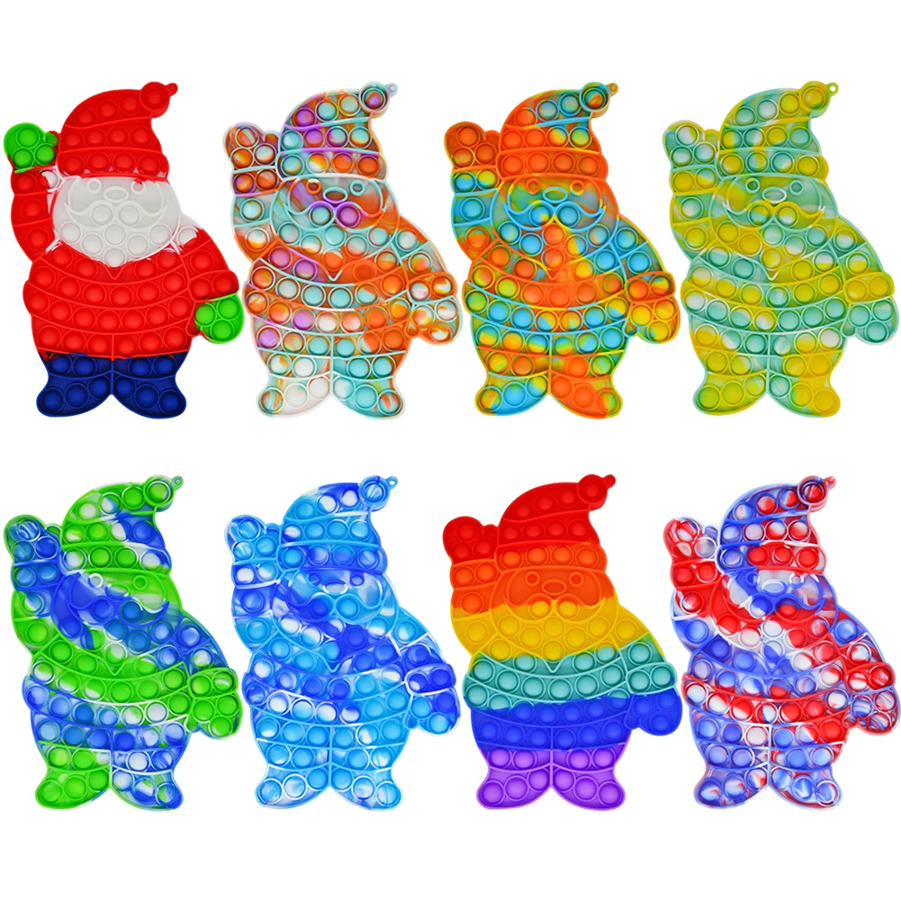Push System Bubble Rainbow Color Fidget Toys Santa Claus Autism Special Needs Sensory Anti-stress Toy Kids Christmas Gift
Push System Bubble Rainbow Color Fidget Toys Santa Claus Autism Special Needs Sensory Anti-stress Toy Kids Christmas Gift