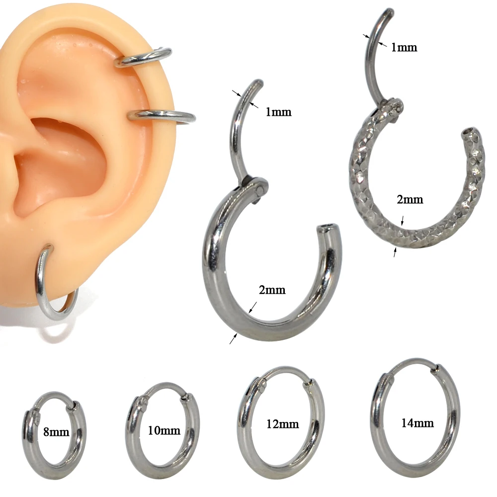 1PC Stainless Steel Septum Clicker Hoop Ring Nose Labret Ear Tragus Cartilage Daith Helix Earring Stud 16g Piercing Body Jewelry
1PC Stainless Steel Septum Clicker Hoop Ring Nose Labret Ear Tragus Cartilage Daith Helix Earring Stud 16g Piercing Body Jewelry