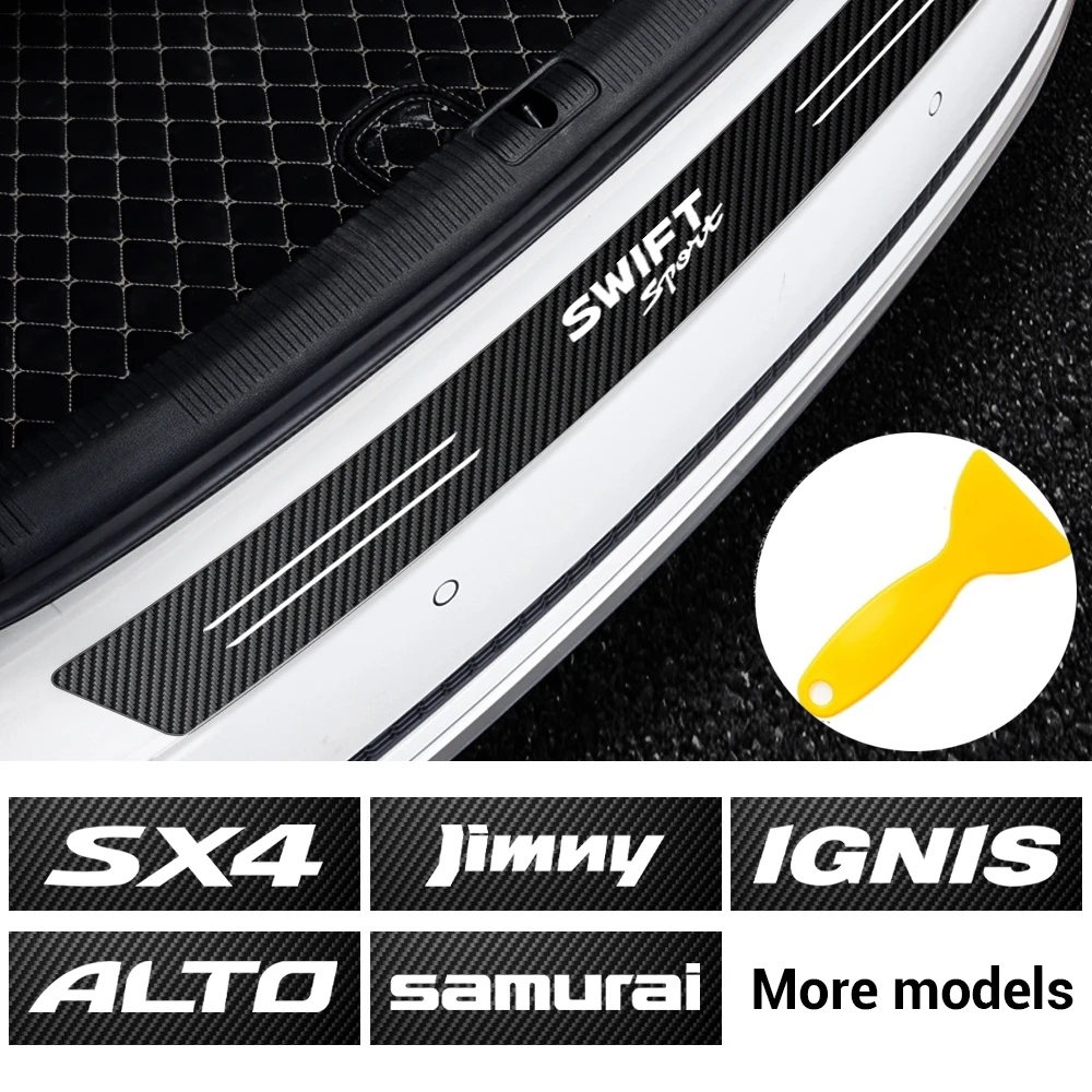 Car Trunk Rear Bumper Load Edge Scuff Guard Protector Stickers For Suzuki Grand Vitara Baleno SX4 Swift Jimny IGNIS ALTO Samurai
Car Trunk Rear Bumper Load Edge Scuff Guard Protector Stickers For Suzuki Grand Vitara Baleno SX4 Swift Jimny IGNIS ALTO Samurai