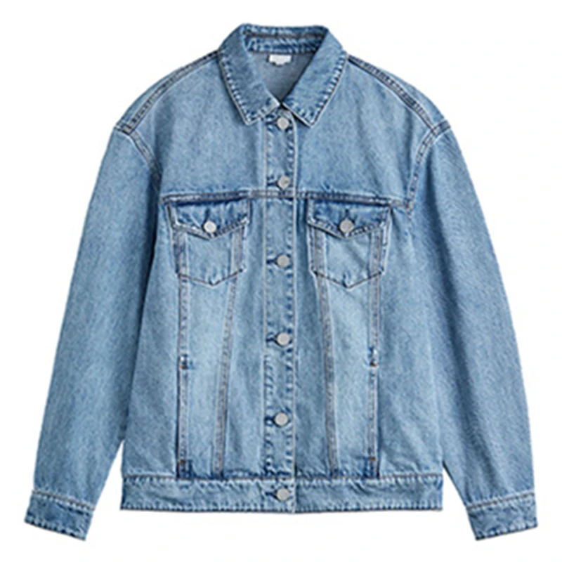 Jacket Spring Denim Fashion Female New Diamonds Long sleeves Cowboy Coats Casual Loose Autumn Women High quality Jacket CY447
Jacket Spring Denim Fashion Female New Diamonds Long sleeves Cowboy Coats Casual Loose Autumn Women High quality Jacket CY447