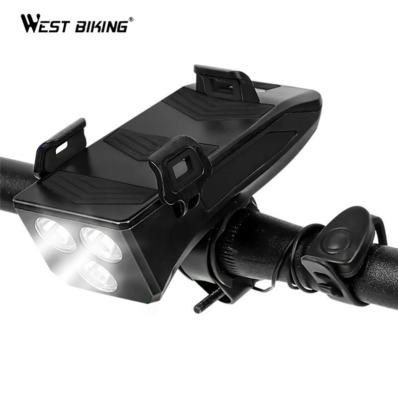 WEST BIKING 4000mAh Bike Light Multifunctional 4 In 1 Bike Accessories Horn Phone Holder Power Bank Cycling Bicycle Flashlight
WEST BIKING 4000mAh Bike Light Multifunctional 4 In 1 Bike Accessories Horn Phone Holder Power Bank Cycling Bicycle Flashlight