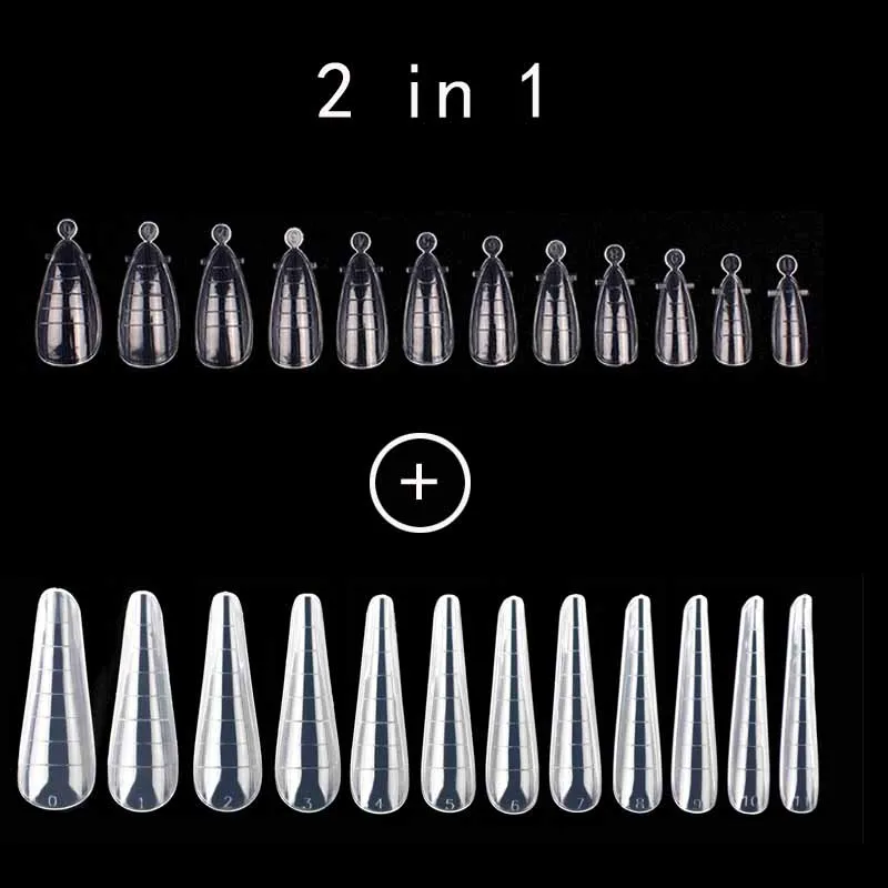Quick Building False Nail Mold Dual Forms Finger Extension Poly UV Gel Builder DIY Art Tips Russian Almond Nail Forms
Quick Building False Nail Mold Dual Forms Finger Extension Poly UV Gel Builder DIY Art Tips Russian Almond Nail Forms
