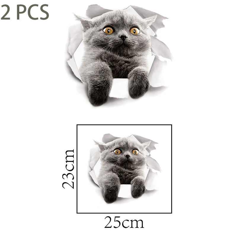 2 PCS Self-adhesive Wallpaper Wall Posters 3d Cat Stickers Home Essentials Anime Poster Decor for Kitchen Room Decoration
2 PCS Self-adhesive Wallpaper Wall Posters 3d Cat Stickers Home Essentials Anime Poster Decor for Kitchen Room Decoration