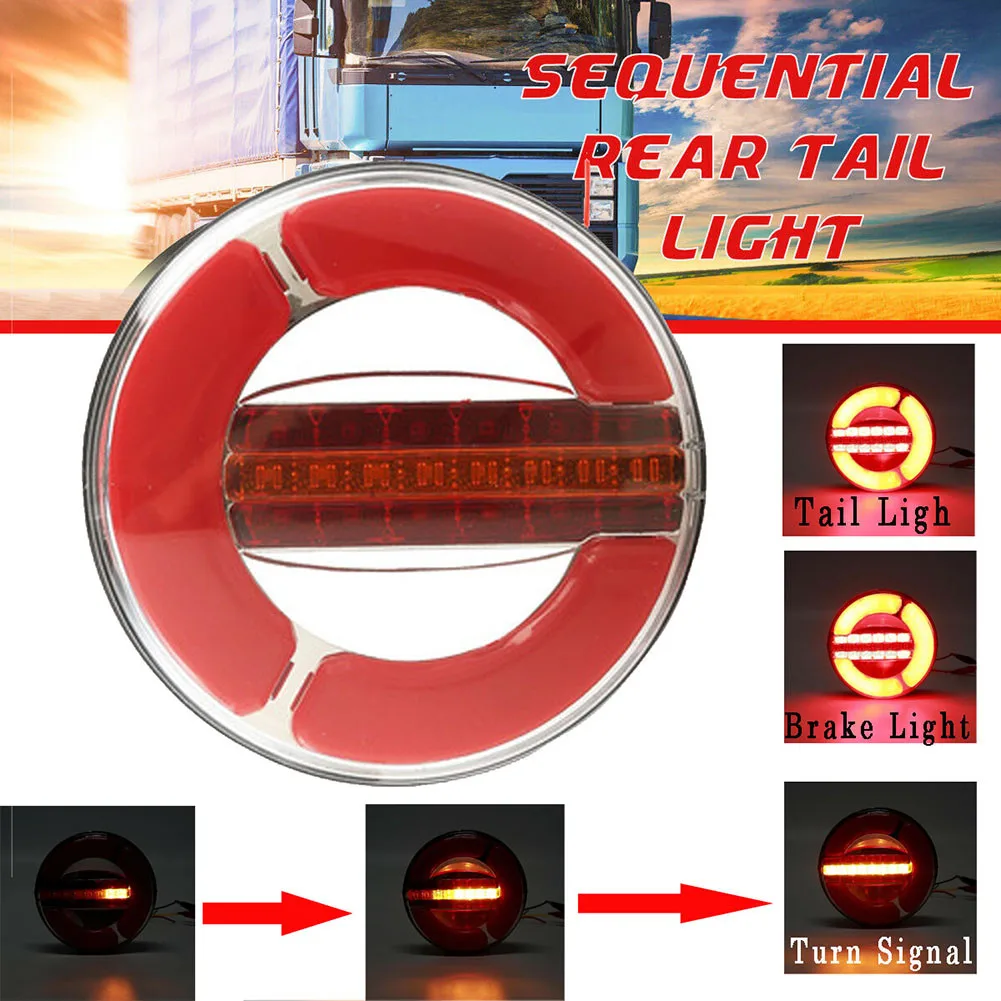 1x Hamburger Rear Tail Light Round LED Neon Rear Tail Lights Stop Hamburger Dynamic Indicator Truck Lorry Van Turn Signal Lights
1x Hamburger Rear Tail Light Round LED Neon Rear Tail Lights Stop Hamburger Dynamic Indicator Truck Lorry Van Turn Signal Lights