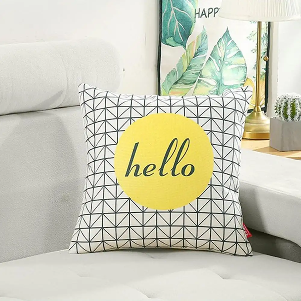 Geometric 18inch Linen Pillow Case Waist Throw Cushion Cover Fashion Sofa Living Room Pillowcase Decoration
Geometric 18inch Linen Pillow Case Waist Throw Cushion Cover Fashion Sofa Living Room Pillowcase Decoration