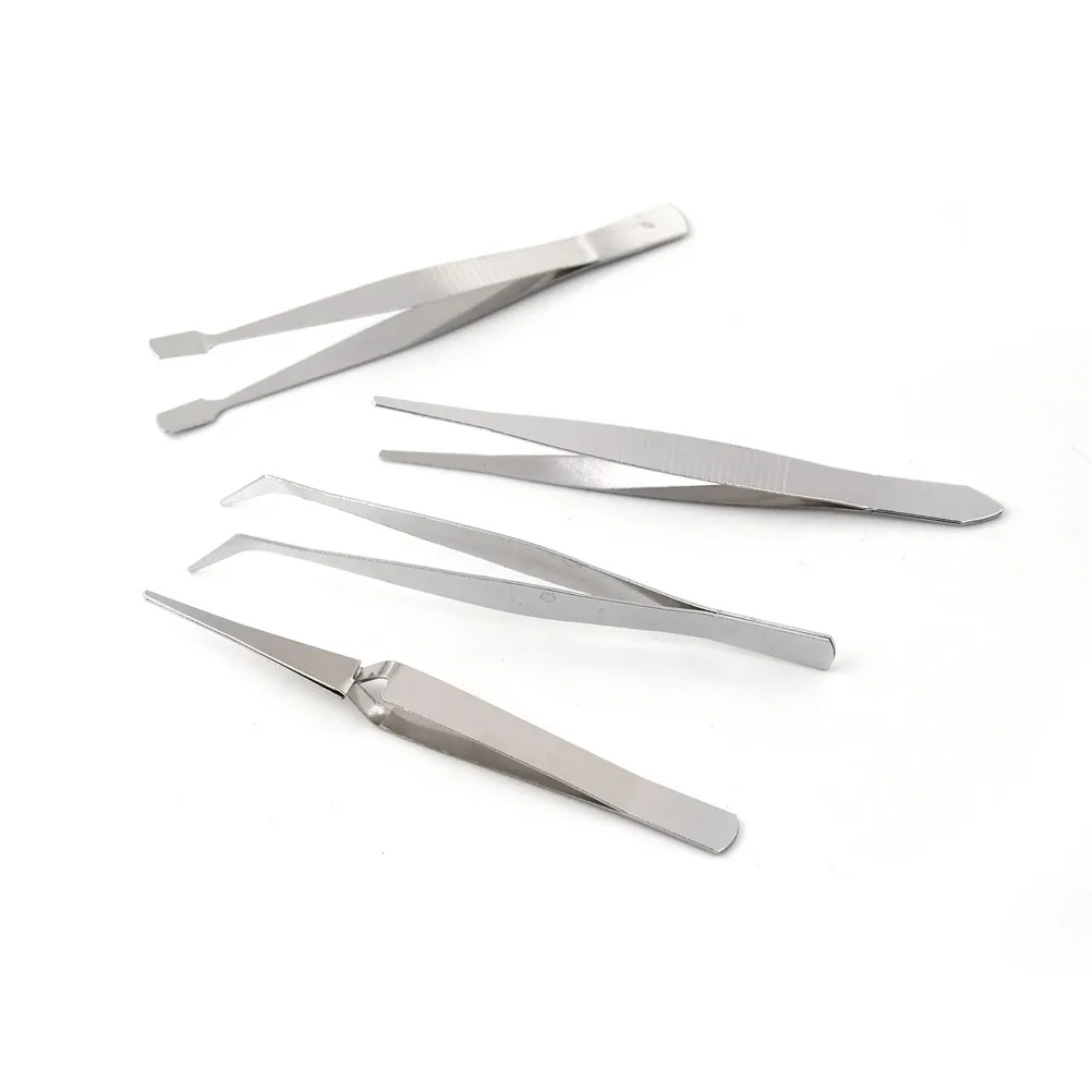 4Pcs/set Precision Tweezers DIY Electronics Tools Alloy Steel Forceps Tweezers Repair Tool Parts Wholesale
4Pcs/set Precision Tweezers DIY Electronics Tools Alloy Steel Forceps Tweezers Repair Tool Parts Wholesale