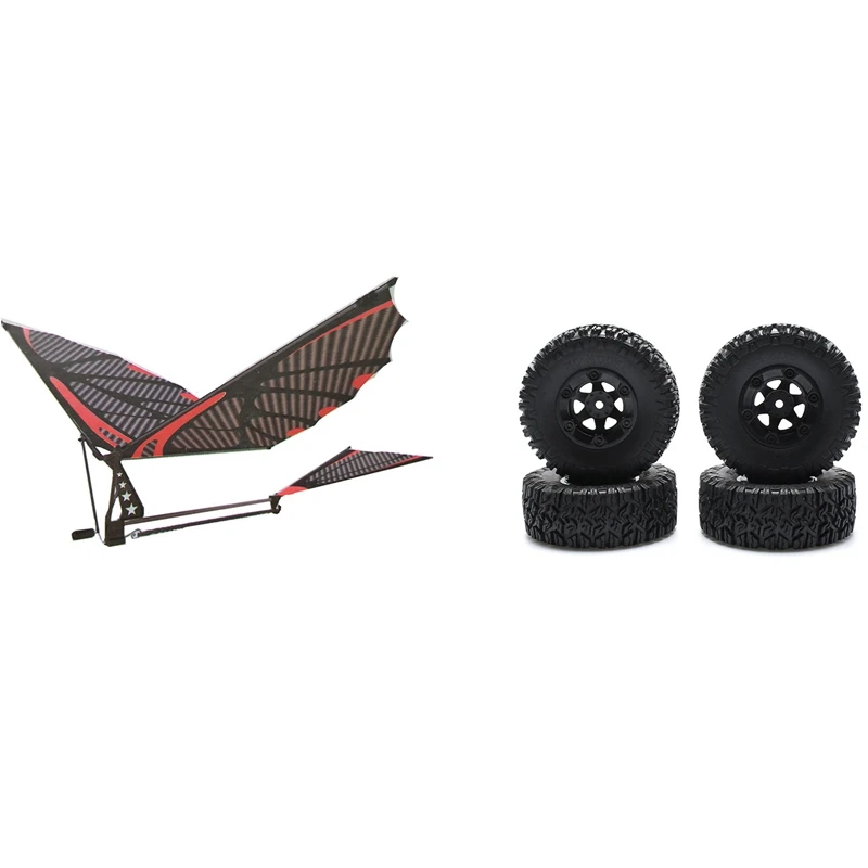 1 Set Carbon Fiber Model Aircraft Assembly Flapping Wing Aircraft Diy Model & 4 Pcs 85Mm Front Rear Tire Wheel Tyre
1 Set Carbon Fiber Model Aircraft Assembly Flapping Wing Aircraft Diy Model & 4 Pcs 85Mm Front Rear Tire Wheel Tyre