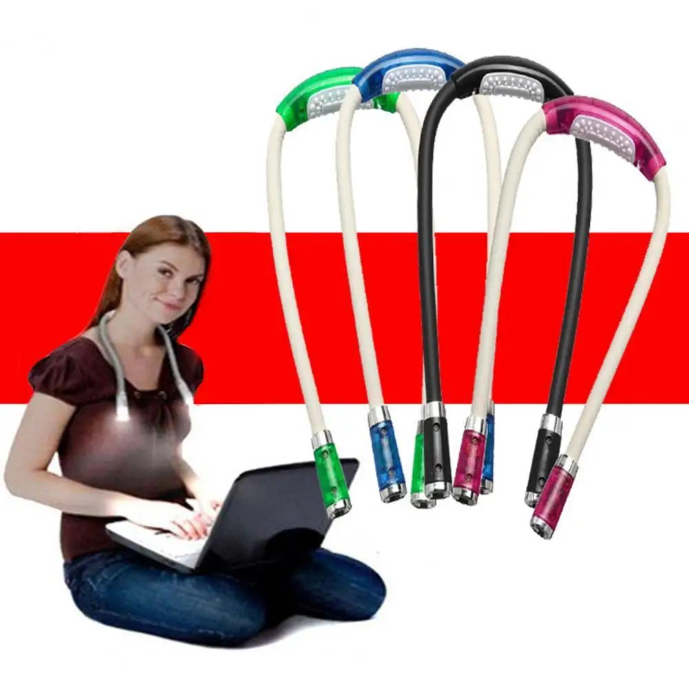 ABS Convenient Battery Operated Neck Night Light Compact Neck Night Light Adjustable for Camping
ABS Convenient Battery Operated Neck Night Light Compact Neck Night Light Adjustable for Camping