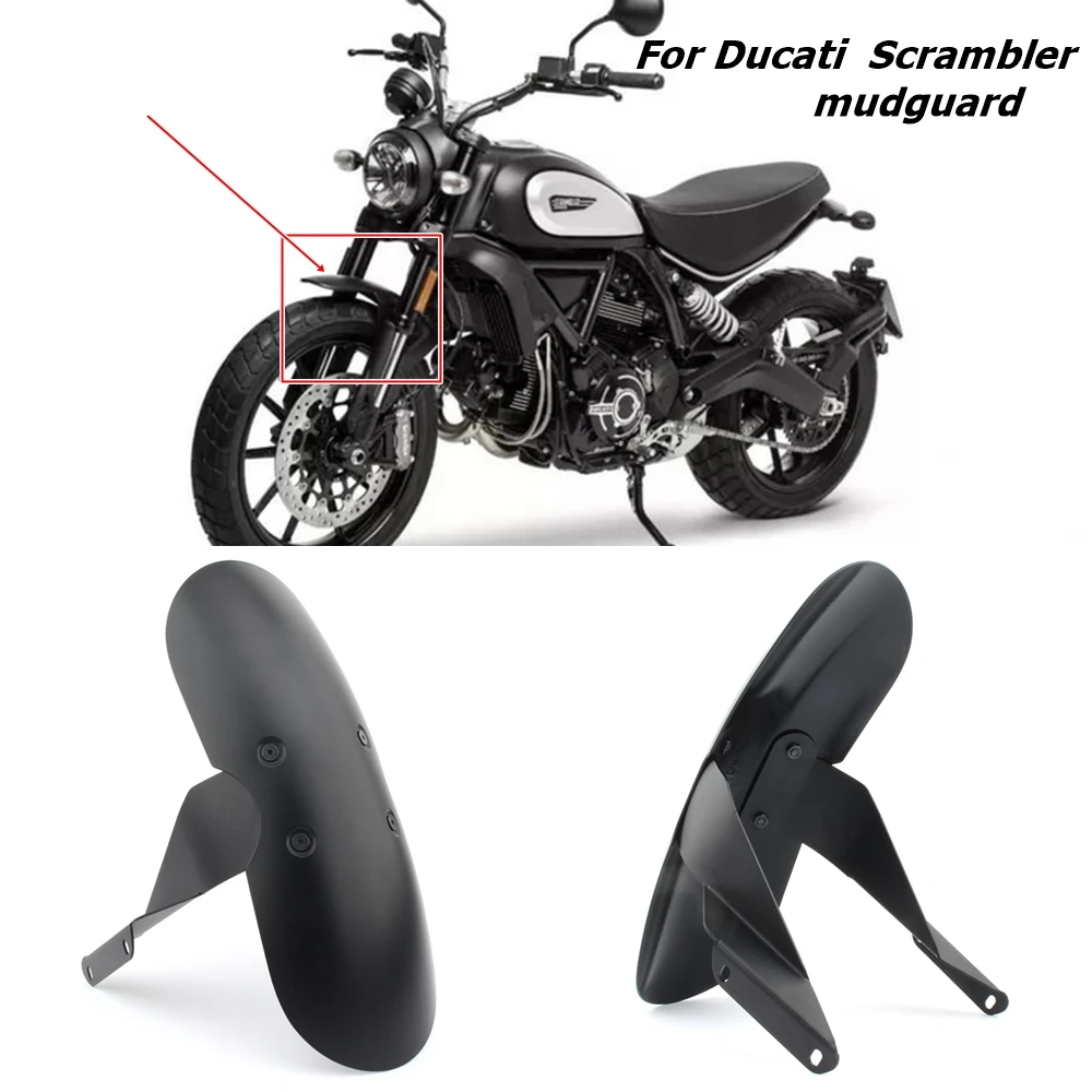 

Motorcycle Front Fender Protector Cover Front Fender Mud Flap Splash Mudguard Street Classic Full Throttle For Ducati Scrambler
