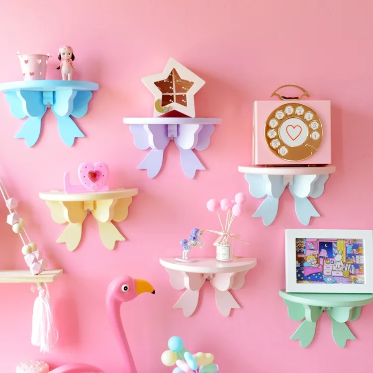 Bedroom Wall Shelf Kitchen Storage Rack Girl's Heart Japanese Soft Girl Ornament Display Rack Pink Bow Kitchen Storage Rack
Bedroom Wall Shelf Kitchen Storage Rack Girl's Heart Japanese Soft Girl Ornament Display Rack Pink Bow Kitchen Storage Rack