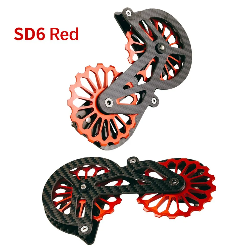 Ceramic&Carbon Oversized Derailleur Pulley Wheel(OSPW) For -Sram Etap With SRAM ETAP Red Black 150mm*90mm*40mm
Ceramic&Carbon Oversized Derailleur Pulley Wheel(OSPW) For -Sram Etap With SRAM ETAP Red Black 150mm*90mm*40mm