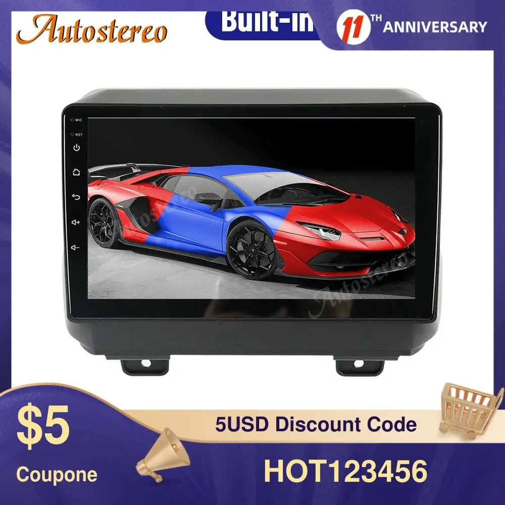 For Jeep Wrangler 2018-2020 Touch Screen 4+128G Android 10 GPS IPS Car Multimedia Tesla Player Head Unit Audio Radio Navigation
For Jeep Wrangler 2018-2020 Touch Screen 4+128G Android 10 GPS IPS Car Multimedia Tesla Player Head Unit Audio Radio Navigation