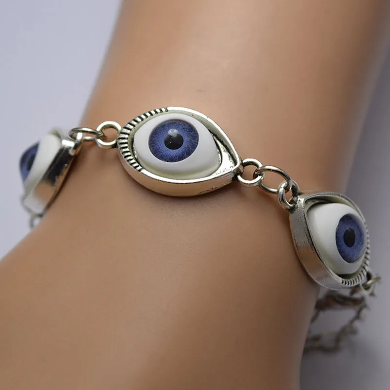 New Fashion Top Quality Women Cuff Bangle Jewelry Popular Lucky Punk Style Demon Eye Chain Bracelet
New Fashion Top Quality Women Cuff Bangle Jewelry Popular Lucky Punk Style Demon Eye Chain Bracelet
