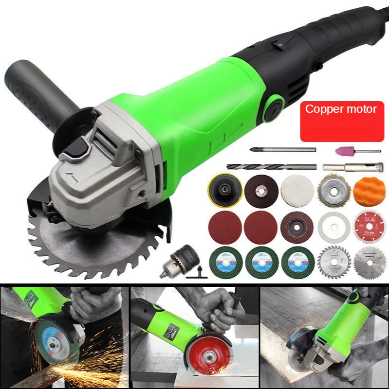 220V Grinder hand mill cutting machine grinding machine polishing machine Angle grinding machine cutting machine
220V Grinder hand mill cutting machine grinding machine polishing machine Angle grinding machine cutting machine