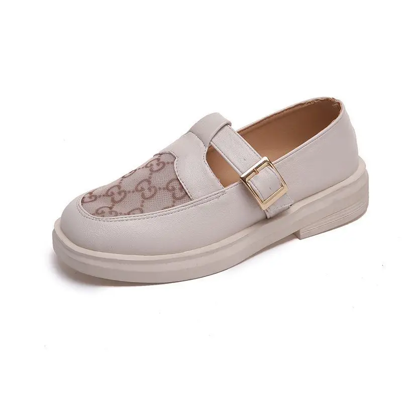 British Leather Shoes Women 's 2021 Spring and Summer New Buckle Square Heel Breathable Mesh Single-Layer Shoes Loafers Fashion
British Leather Shoes Women 's 2021 Spring and Summer New Buckle Square Heel Breathable Mesh Single-Layer Shoes Loafers Fashion