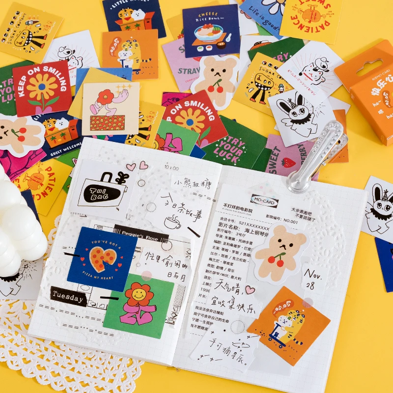 46 pcs/box Kawaii Cartoon Boxed Stickers DIY Diary Decoration Phone Sticker Album Scrapbooking Stationery Notebooks material
46 pcs/box Kawaii Cartoon Boxed Stickers DIY Diary Decoration Phone Sticker Album Scrapbooking Stationery Notebooks material