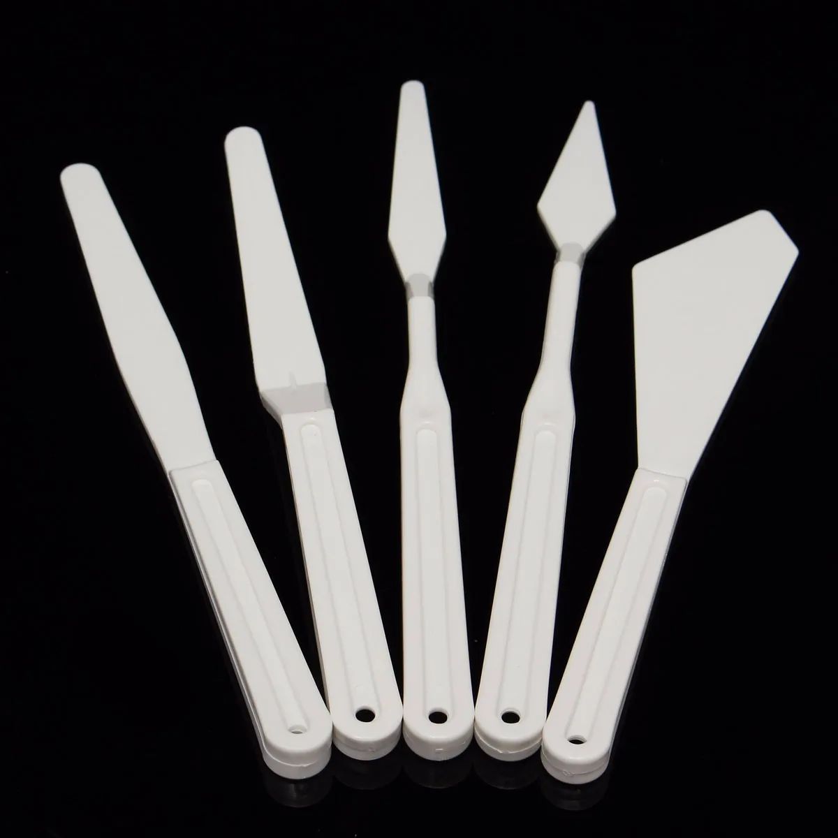 5pcs/set Excellent Quality Plastic Palette Knife Painting Mixing Tools For Watercolors Carving Oil Painting White Artist Supply
5pcs/set Excellent Quality Plastic Palette Knife Painting Mixing Tools For Watercolors Carving Oil Painting White Artist Supply
