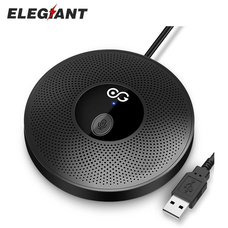 ELEGIANT EGM-02 USB Computer Microphone Condenser Omnidirectional MIC Recording for PC Desktop Laptop Conference Lecture Meeting
ELEGIANT EGM-02 USB Computer Microphone Condenser Omnidirectional MIC Recording for PC Desktop Laptop Conference Lecture Meeting
