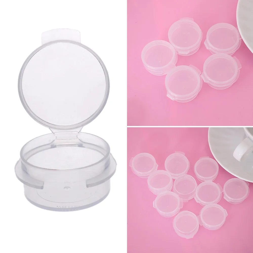 New 10 Pcs Cosmetic Button Jar 5g Clear Plastic Box Mini Q Box Small Pot Leak Proof Cream Empty Container Sample Jars
New 10 Pcs Cosmetic Button Jar 5g Clear Plastic Box Mini Q Box Small Pot Leak Proof Cream Empty Container Sample Jars