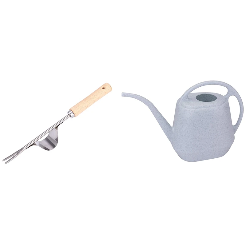 Wood Handle Stainless Steel Garden Weeder & Watering Cans, Indoor and Outdoor Plant Watering Cans
Wood Handle Stainless Steel Garden Weeder & Watering Cans, Indoor and Outdoor Plant Watering Cans