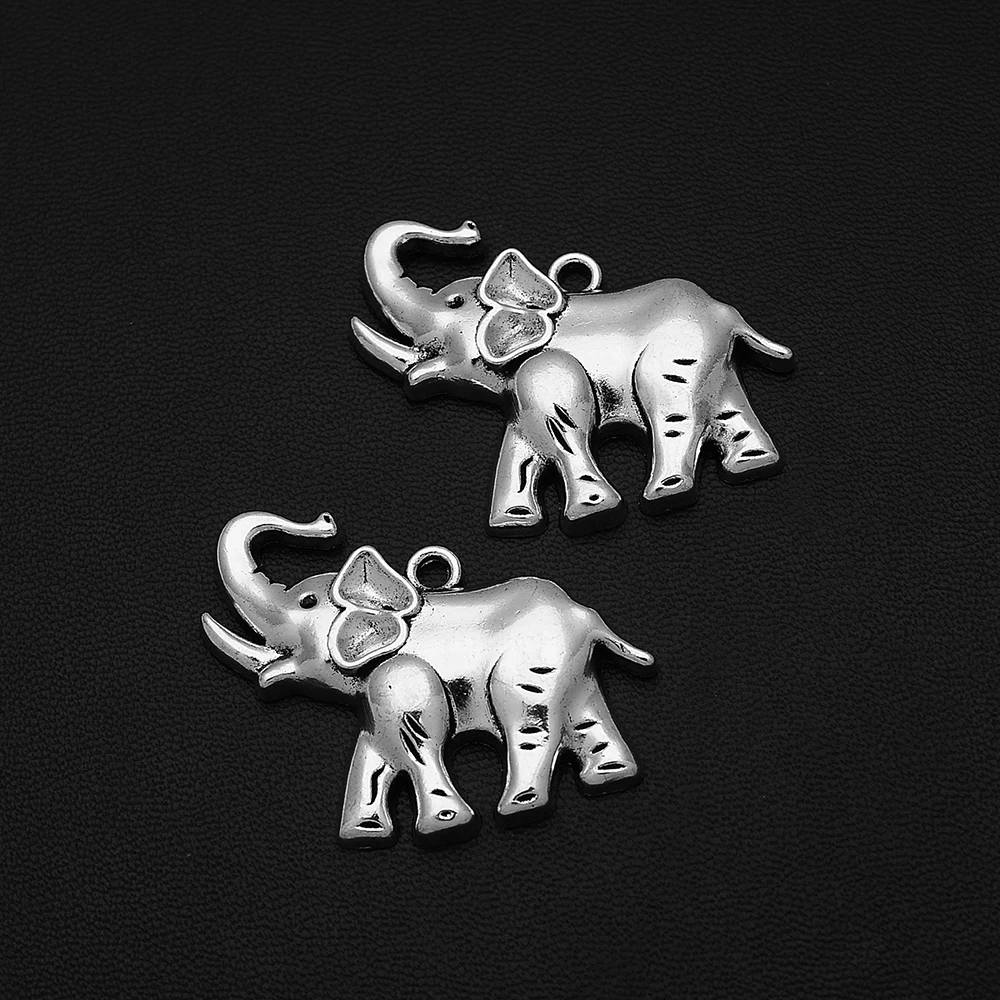 4pcs/Lots 33x36mm Antique Silver Plated Elephant Charms Animals Pendants For Diy Necklaces Jewelry Making Supplies Accessories
4pcs/Lots 33x36mm Antique Silver Plated Elephant Charms Animals Pendants For Diy Necklaces Jewelry Making Supplies Accessories