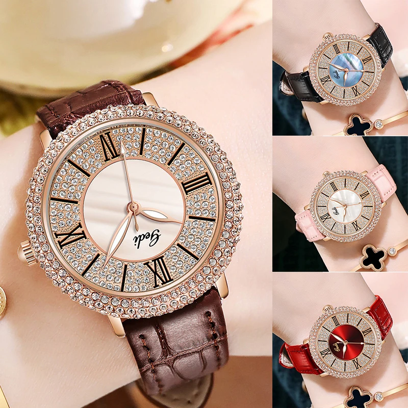 GEDI Fashion Casual Top Brand Women's Watches Leather Band Luxury Mechanical Wristwatches High Quality Watch
GEDI Fashion Casual Top Brand Women's Watches Leather Band Luxury Mechanical Wristwatches High Quality Watch
