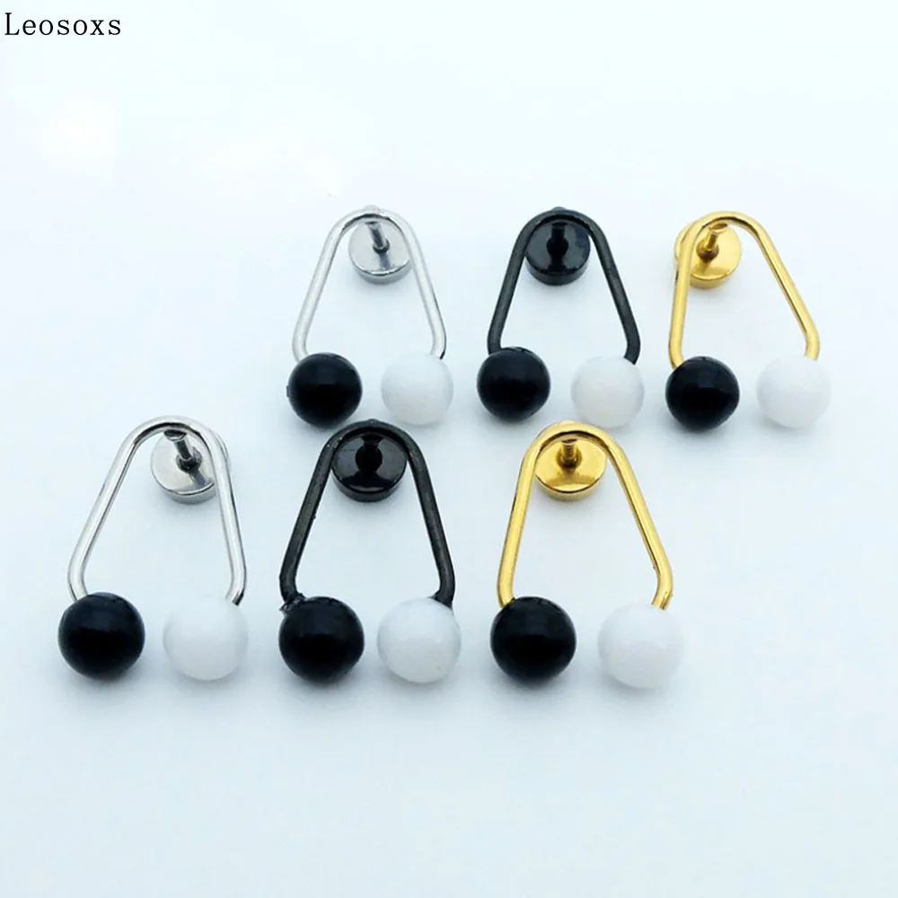Leosoxs 1 Pcs Korean Version of Creative Earrings Female Acrylic Ball Earrings Anti-allergic Plating Stainless Steel Earrings
Leosoxs 1 Pcs Korean Version of Creative Earrings Female Acrylic Ball Earrings Anti-allergic Plating Stainless Steel Earrings