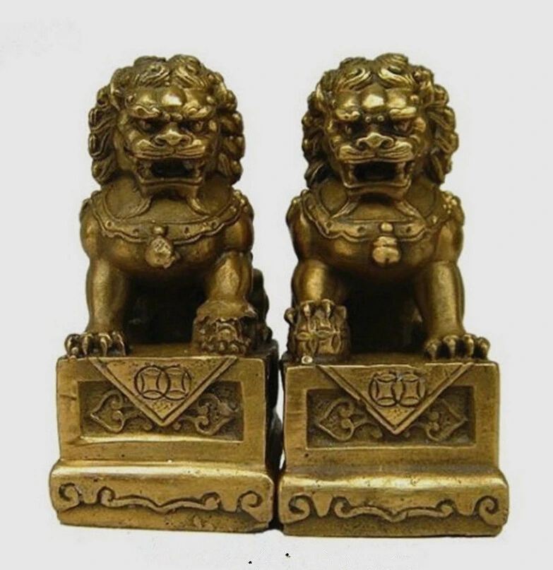 China китайская, медная, фольклорная Fengshui собака фу Dog Guardion Door Статуя Льва пара
China китайская, медная, фольклорная Fengshui собака фу Dog Guardion Door Статуя Льва пара