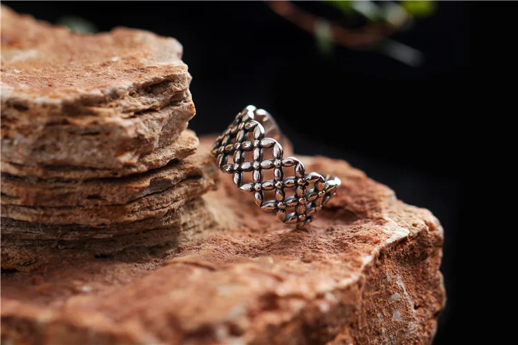 DIEERLAN Personality 925 Sterling Silver Hollow Rings For Women Wedding Jewelry Adjustable Antique Finger Ring Anillos
DIEERLAN Personality 925 Sterling Silver Hollow Rings For Women Wedding Jewelry Adjustable Antique Finger Ring Anillos