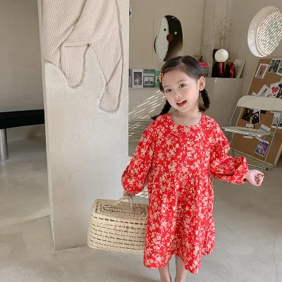 Платье для девочек, весеннее Новое Детское шифоновое платье принцессы с цветочным рисунком в стиле ретро, милое платье с длинным рукавом в К...
Платье для девочек, весеннее Новое Детское шифоновое платье принцессы с цветочным рисунком в стиле ретро, милое платье с длинным рукавом в К...