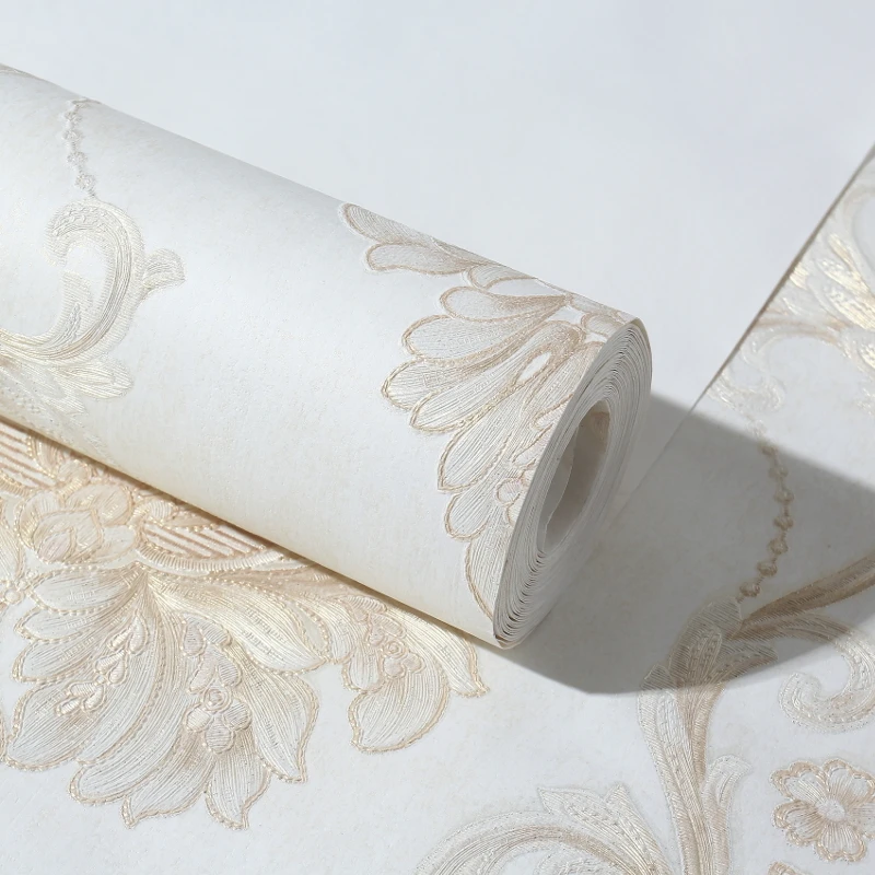 Golden Beige Damask Wallpaper Roll Embossed Texture Wall Paper For Bedroom Living Room Decoration
Golden Beige Damask Wallpaper Roll Embossed Texture Wall Paper For Bedroom Living Room Decoration