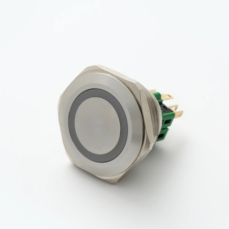 ELEWIND 30mm Ring illuminated anti vandal Stainless steel metal push button switch(PM301F-11E/G/12V/S , PM301F-22ZE/G/12V/S )
ELEWIND 30mm Ring illuminated anti vandal Stainless steel metal push button switch(PM301F-11E/G/12V/S , PM301F-22ZE/G/12V/S )