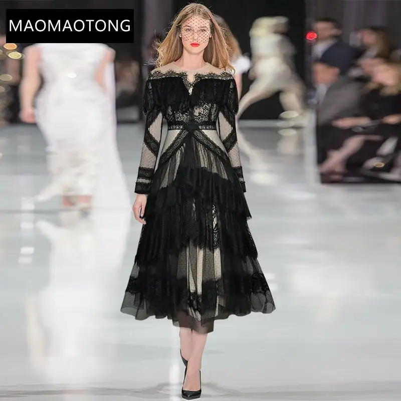 Women's Clothing Women's Clothing Fashion Dress Spring Women Dress Long Sleeve Lace Cascading Ruffle Vintage Mesh Dresses
Women's Clothing Women's Clothing Fashion Dress Spring Women Dress Long Sleeve Lace Cascading Ruffle Vintage Mesh Dresses