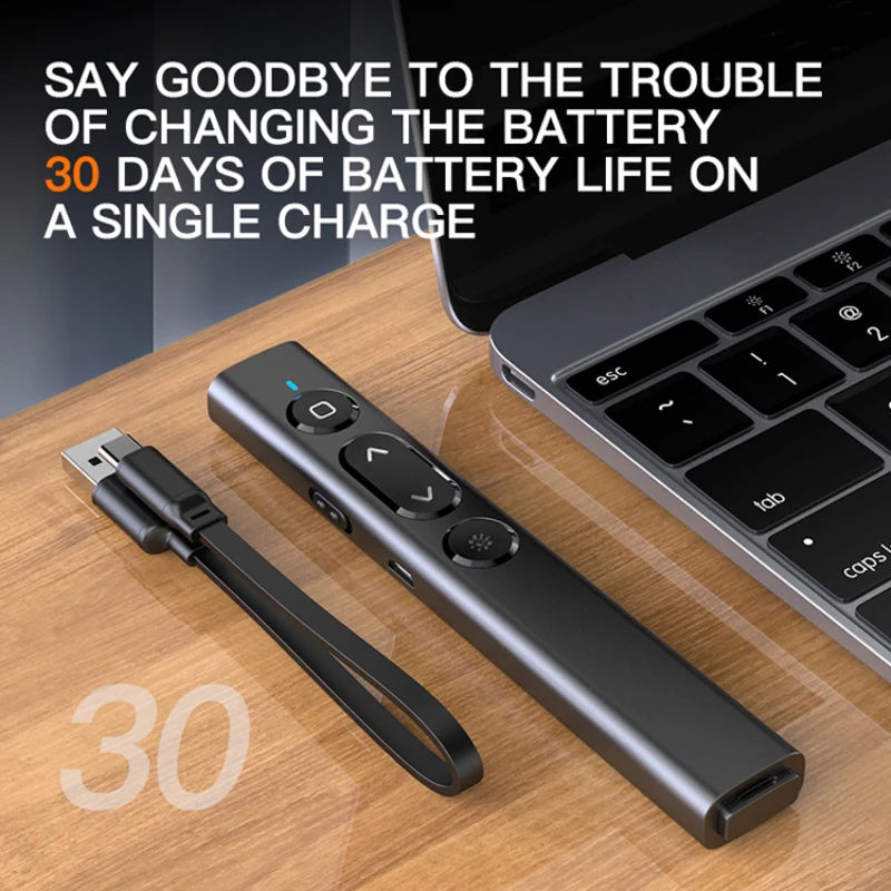 Wireless PPT PC Controller Page Turning Multimedia Presenter Rechargeable Red Laser Presentation Powerpoint Remote Control
Wireless PPT PC Controller Page Turning Multimedia Presenter Rechargeable Red Laser Presentation Powerpoint Remote Control