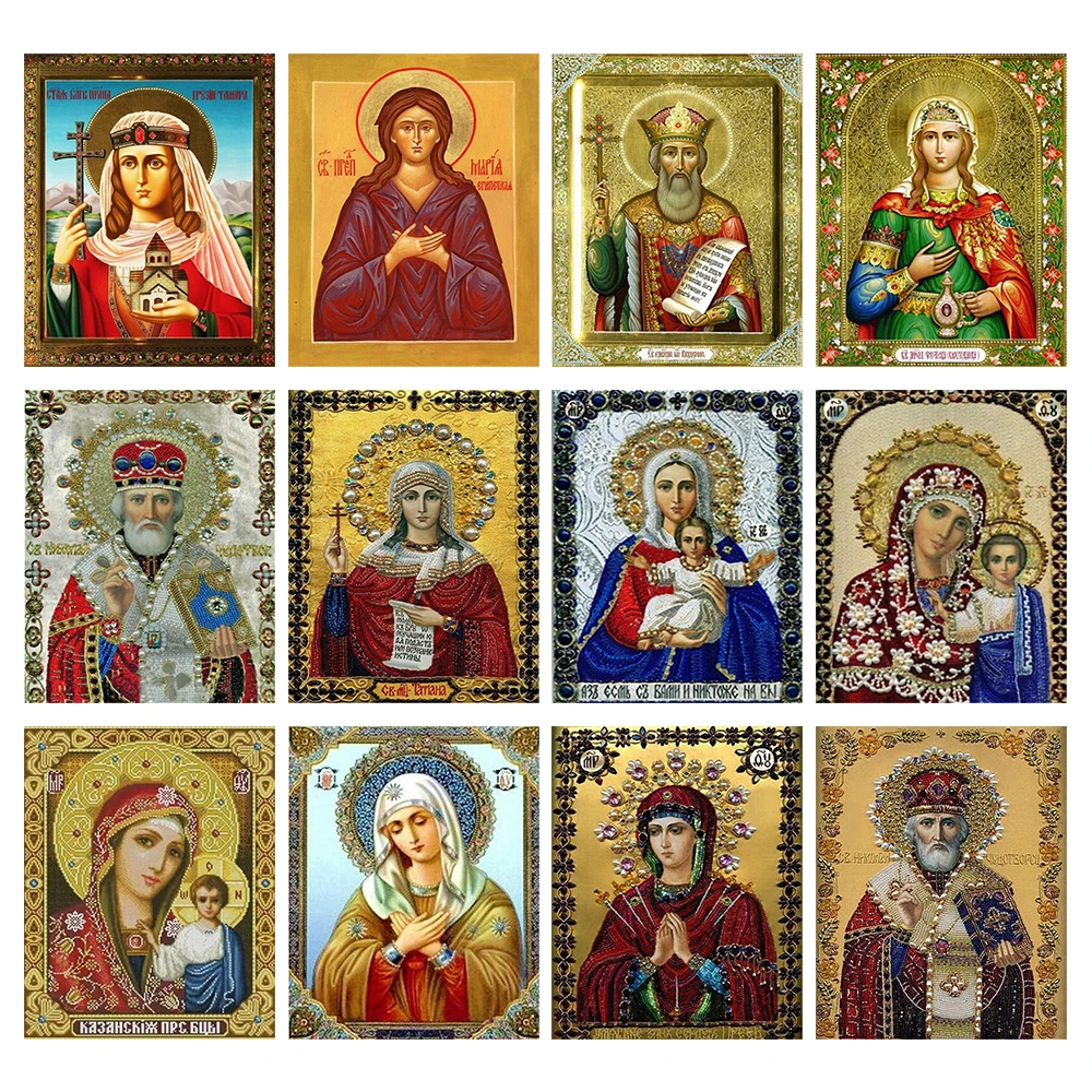 Алмазная вышивка, значки, бриллиантовая мозаика, Дева Мария, алмазная живопись, полная круглая картина, украшение на стену
Алмазная вышивка, значки, бриллиантовая мозаика, Дева Мария, алмазная живопись, полная круглая картина, украшение на стену